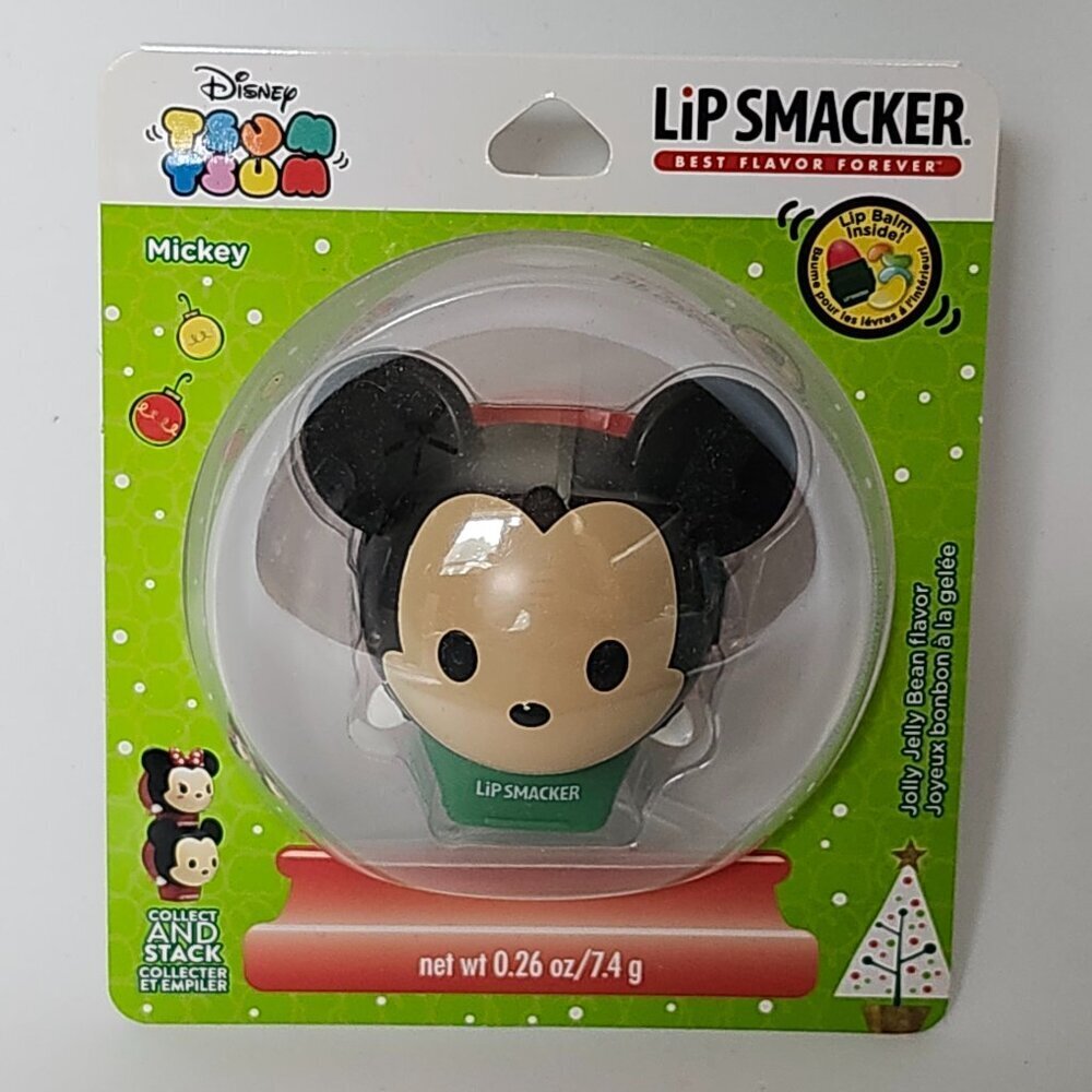 TSUM TSUM Lip Smacker Mickey Mouse Disney Jolly Jelly Bean Flavor BNIP Sealed